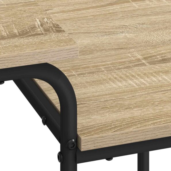 vidaXL Stôl s úložným priestorom Dub sonoma 100 x 50 x 75 cm – Obrázok 6