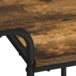 vidaXL Stôl s úložným priestorom Dymový dub 100 x 50 x 75 cm – Obrázok 6