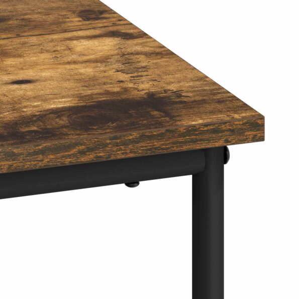 vidaXL Stôl s úložným priestorom Dymový dub 100 x 50 x 75 cm – Obrázok 7