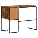 vidaXL Stôl s úložným priestorom Dymový dub 100 x 50 x 75 cm – Obrázok 6