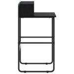 vidaXL Stôl s úložným priestorom Čierny dub 60 x 50 x 91 cm – Obrázok 4