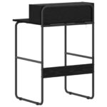 vidaXL Stôl s úložným priestorom Čierny dub 60 x 50 x 91 cm – Obrázok 5