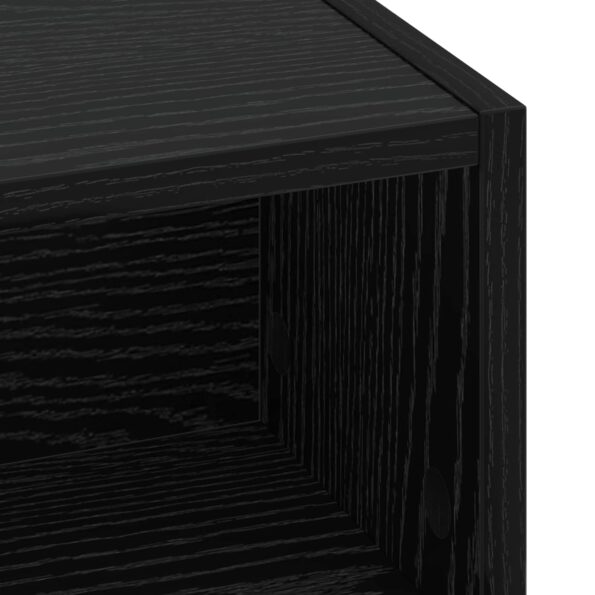 vidaXL Stôl s úložným priestorom Čierny dub 60 x 50 x 91 cm – Obrázok 6