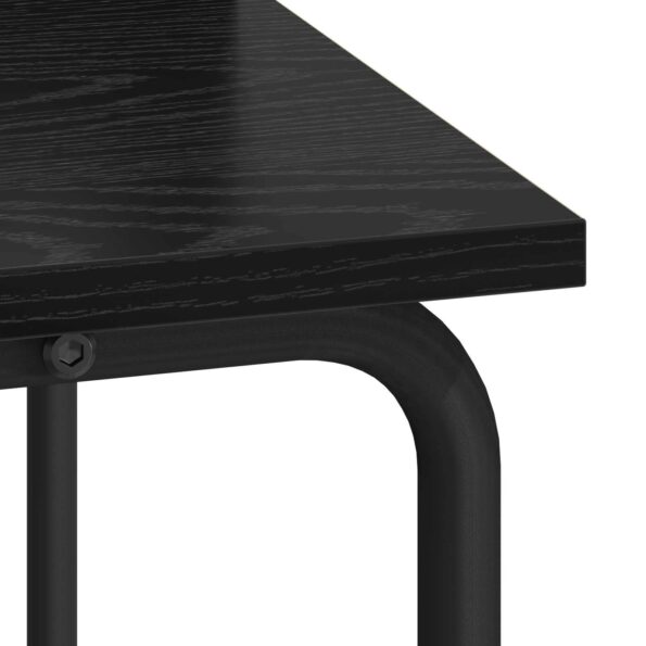 vidaXL Stôl s úložným priestorom Čierny dub 60 x 50 x 91 cm – Obrázok 7
