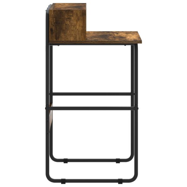 vidaXL Stôl s úložným priestorom Dymový dub 60 x 50 x 91 cm – Obrázok 4