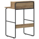 vidaXL Stôl s úložným priestorom Dub artisan 60 x 50 x 91 cm – Obrázok 5