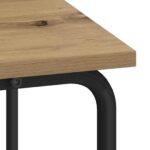 vidaXL Stôl s úložným priestorom Dub artisan 60 x 50 x 91 cm – Obrázok 7
