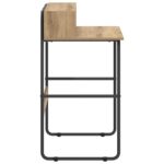 vidaXL Stôl s úložným priestorom Dub artisan 80 x 50 x 91 cm – Obrázok 4