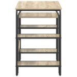 vidaXL Stôl s úložným priestorom Dub sonoma 113,5 x 52 x 75,5 cm – Obrázok 4