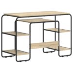 vidaXL Stôl s úložným priestorom Dub sonoma 113,5 x 52 x 75,5 cm – Obrázok 5