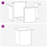 vidaXL Záhradný kvetináč s LED Olivovo zelená 30 x 30 x 30 cm Oceľ – Obrázok 11