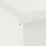 vidaXL Záhradný kvetináč s LED 2 ks Biela 30 x 40 x 30 cm Oceľ – Obrázok 8