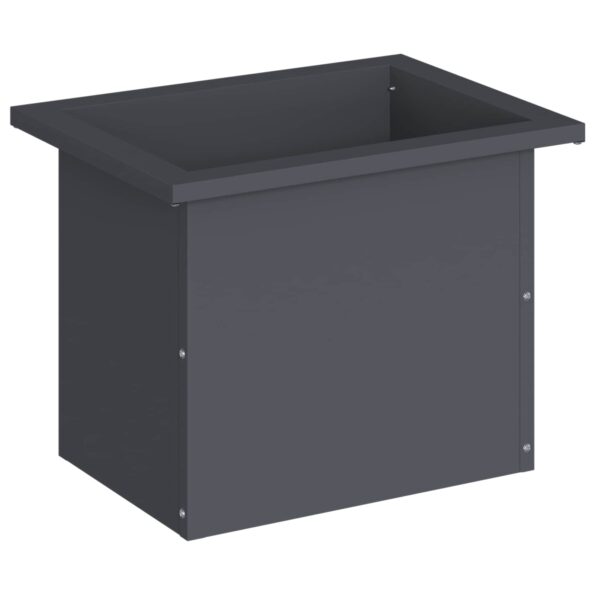 vidaXL Záhradný kvetináč s LED Antracit 30 x 40 x 30 cm Oceľ – Obrázok 4