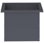 vidaXL Záhradný kvetináč s LED Antracit 30 x 40 x 30 cm Oceľ – Obrázok 5