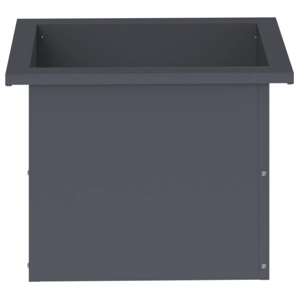 vidaXL Záhradný kvetináč s LED Antracit 30 x 40 x 30 cm Oceľ – Obrázok 5