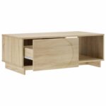 vidaXL Konferenčný stolík Dub sonoma 95 x 50,5 x 35 cm – Obrázok 3