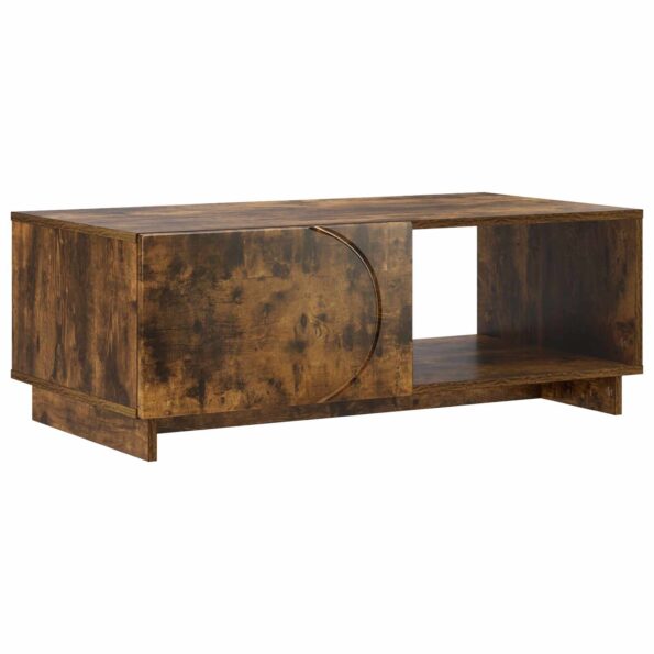 vidaXL Konferenčný stolík Dymový dub 95 x 50,5 x 35 cm – Obrázok 2