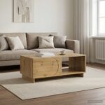 vidaXL Konferenčný stolík Dub artisan 95 x 50,5 x 35 cm