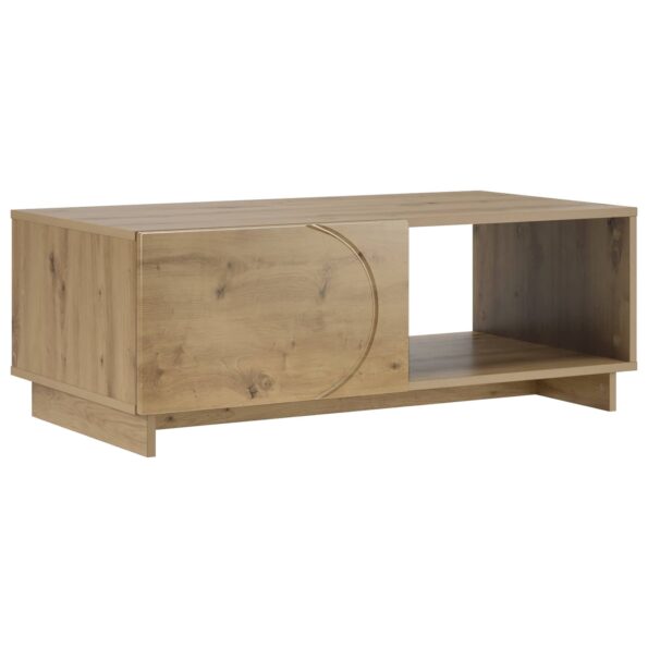 vidaXL Konferenčný stolík Dub artisan 95 x 50,5 x 35 cm – Obrázok 2