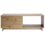 vidaXL Konferenčný stolík Dub artisan 95 x 50,5 x 35 cm – Obrázok 4