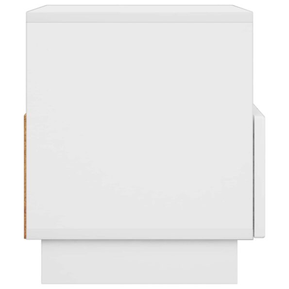 vidaXL TV stolík 60 x 34,5 x 40 cm Biela Kompozitné drevo – Obrázok 5