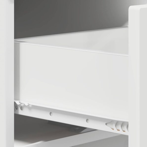 vidaXL TV stolík 60 x 34,5 x 40 cm Biela Kompozitné drevo – Obrázok 8