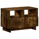 vidaXL TV stolík 60 x 34,5 x 40 cm Dymový dub Kompozitné drevo – Obrázok 2