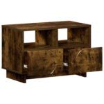 vidaXL TV stolík 60 x 34,5 x 40 cm Dymový dub Kompozitné drevo – Obrázok 3