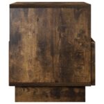 vidaXL TV stolík 60 x 34,5 x 40 cm Dymový dub Kompozitné drevo – Obrázok 5