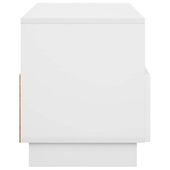 vidaXL TV stolík 90 x 34.5 x 40 cm Biela Kompozitné drevo – Obrázok 5