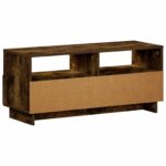 vidaXL TV stolík 90 x 34.5 x 40 cm Dymový dub Kompozitné drevo – Obrázok 6