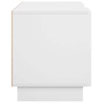 vidaXL TV stolík 140 x 34.5 x 40 cm Biela s vysokým leskom – Obrázok 5