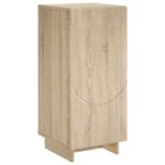 vidaXL Príborník Dub sonoma 33,5 x 34,5 x 75 cm Kompozitné drevo – Obrázok 2