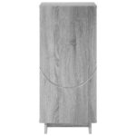vidaXL Príborník Sivý Sonoma 33,5 x 34,5 x 75 cm Kompozitné drevo – Obrázok 4