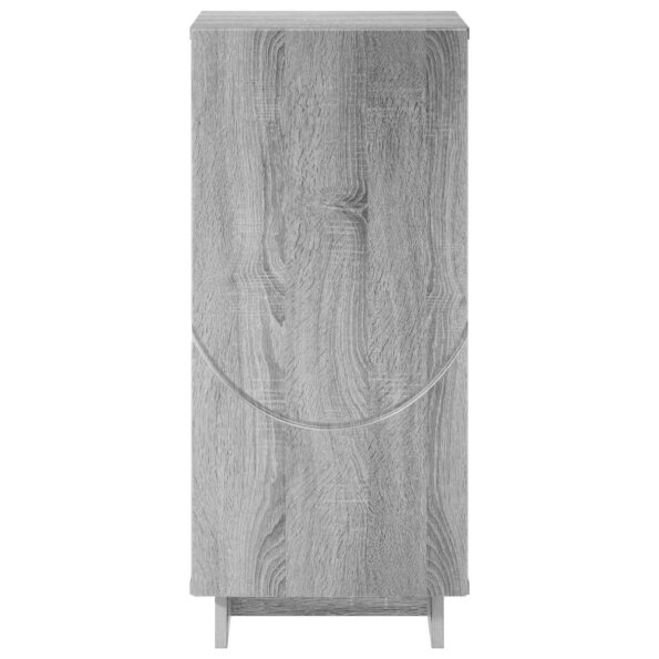 vidaXL Príborník Sivý Sonoma 33,5 x 34,5 x 75 cm Kompozitné drevo – Obrázok 4
