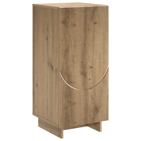 vidaXL Príborník Dub artisan 33,5 x 34,5 x 75 cm Kompozitné drevo – Obrázok 2