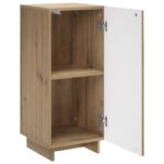vidaXL Príborník Dub artisan 33,5 x 34,5 x 75 cm Kompozitné drevo – Obrázok 3
