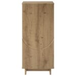 vidaXL Príborník Dub artisan 33,5 x 34,5 x 75 cm Kompozitné drevo – Obrázok 4