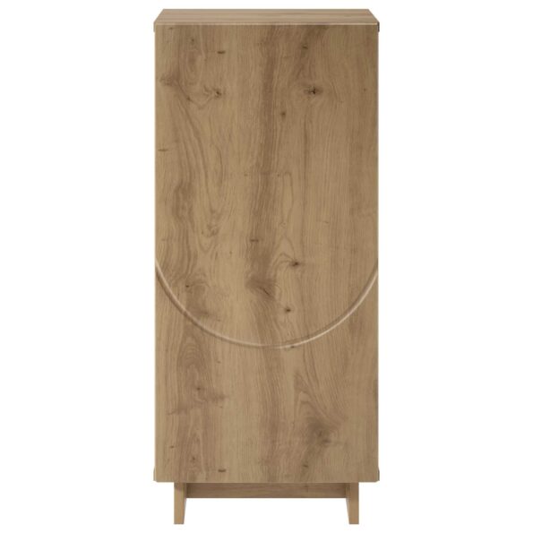 vidaXL Príborník Dub artisan 33,5 x 34,5 x 75 cm Kompozitné drevo – Obrázok 4