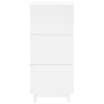 vidaXL Komoda Biela 33.5 x 34.5 x 75 cm Kompozitné drevo – Obrázok 4