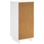 vidaXL Komoda Biela 33.5 x 34.5 x 75 cm Kompozitné drevo – Obrázok 6