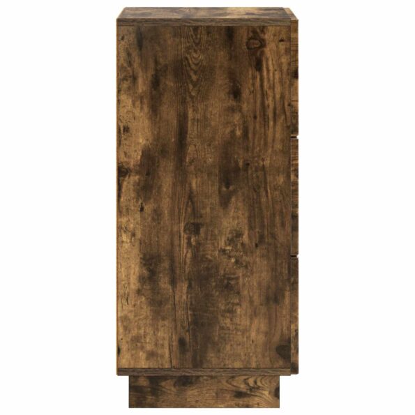 vidaXL Komoda Dymový dub 33.5 x 34.5 x 75 cm Kompozitné drevo – Obrázok 5