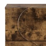 vidaXL Komoda Dymový dub 33.5 x 34.5 x 75 cm Kompozitné drevo – Obrázok 8