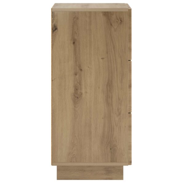vidaXL Komoda Dub artisan 33.5 x 34.5 x 75 cm Kompozitné drevo – Obrázok 5