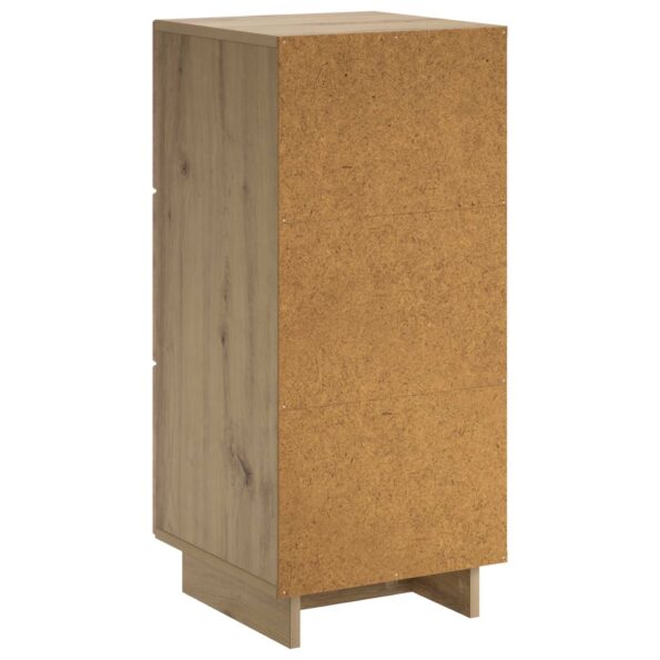 vidaXL Komoda Dub artisan 33.5 x 34.5 x 75 cm Kompozitné drevo – Obrázok 6
