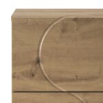 vidaXL Komoda Dub artisan 33.5 x 34.5 x 75 cm Kompozitné drevo – Obrázok 8