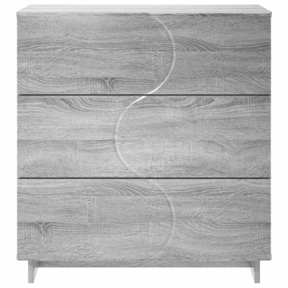 vidaXL Príborník Sivý Sonoma 70 x 38 x 75 cm Spracované drevo – Obrázok 4