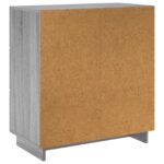 vidaXL Príborník Sivý Sonoma 70 x 38 x 75 cm Spracované drevo – Obrázok 6