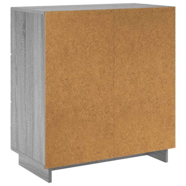 vidaXL Príborník Sivý Sonoma 70 x 38 x 75 cm Spracované drevo – Obrázok 6