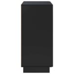 vidaXL Komoda Čierna 67 x 34,5 x 75 cm Spracované drevo – Obrázok 5